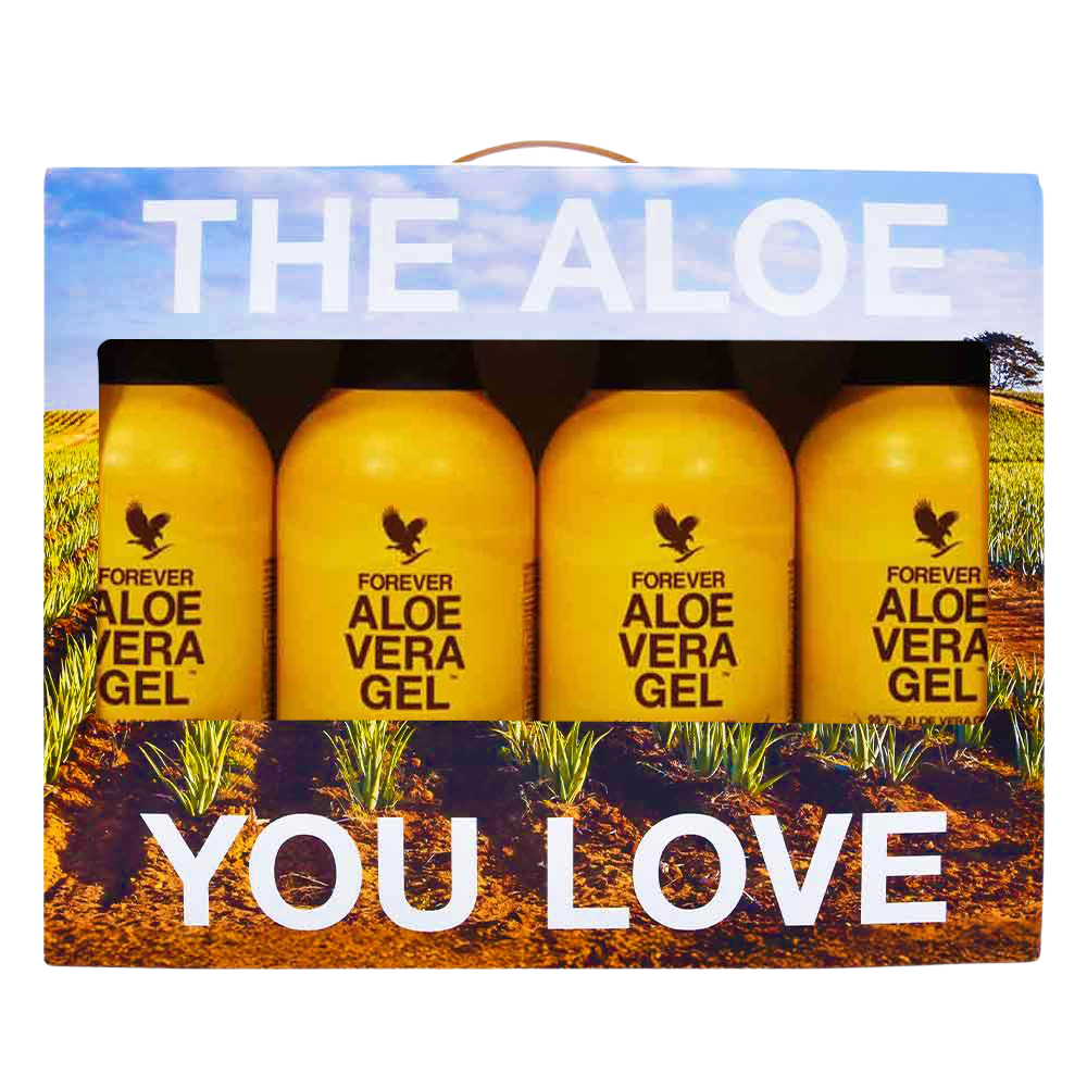4 Pack Aloe Vera Gel